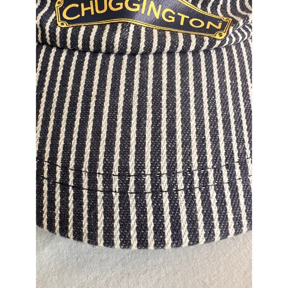 Chuggington Railroad Hat Cap Blue White Stripe Youth Size - Picture 5 of 7